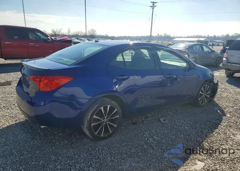 2017 Toyota Corolla L z USA, uszkodzony, nr VIN 2T1BURHE3HC755873